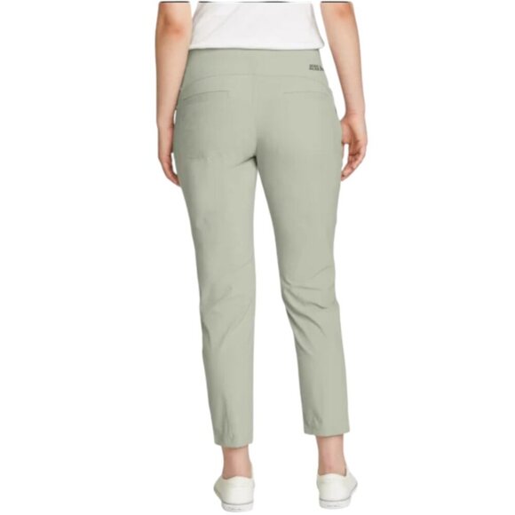NEW Eddie Bauer Horizon Straight Ankle Pant | Green - Picture 3 of 9
